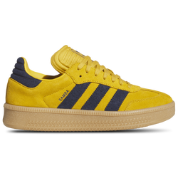 Men's - adidas Originals Samba XLG  - Bold Gold/Night Indigo/Warn Vanilla