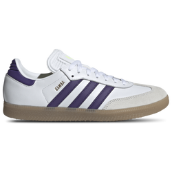 Men's - adidas Samba Messi  - White/Purple