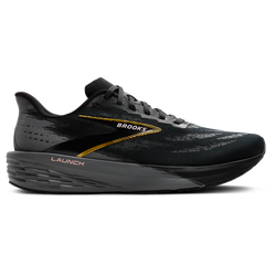 Men's - Brooks Launch 11 - Black/Grey/Gold