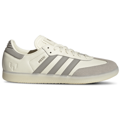 Men's - adidas Samba Messi  - Light Brown/Cream/Gold Metallic