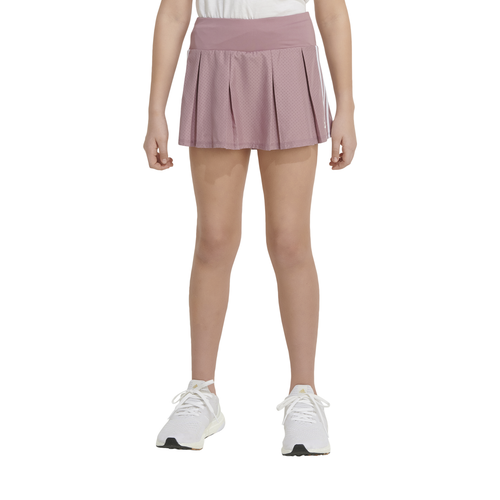 

Girls adidas adidas Woven Pleated Dance Skort - Girls' Grade School Wonder Orchid/White Size XL