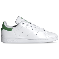 Boys' Grade School - adidas Originals Stan Smith  - White/White/Green