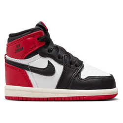 Boys' Toddler - Jordan Retro 1 HI OG Remastered  - White/Black/Red