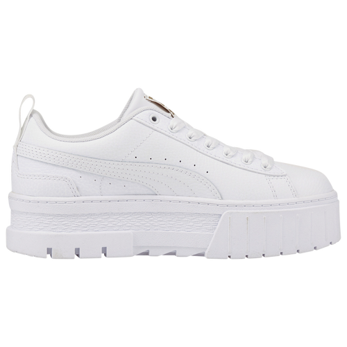 

Girls PUMA PUMA Mayze - Girls' Grade School Basketball Shoe White/White Size 07.0