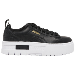 Girls' Grade School - PUMA Mayze - Black/White