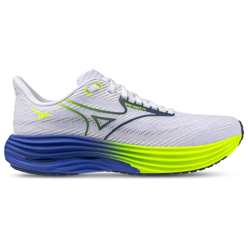 MENS - Mizuno Wave Rider 29 Wide - White/Estate Blue