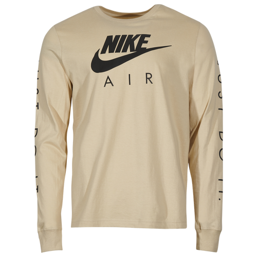 

Nike Mens Nike Futura Reflective Long Sleeve T-Shirt - Mens Rattan/Black Size XXL