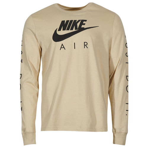 

Nike Mens Nike Futura Reflective Long Sleeve T-Shirt - Mens Rattan/Black Size S