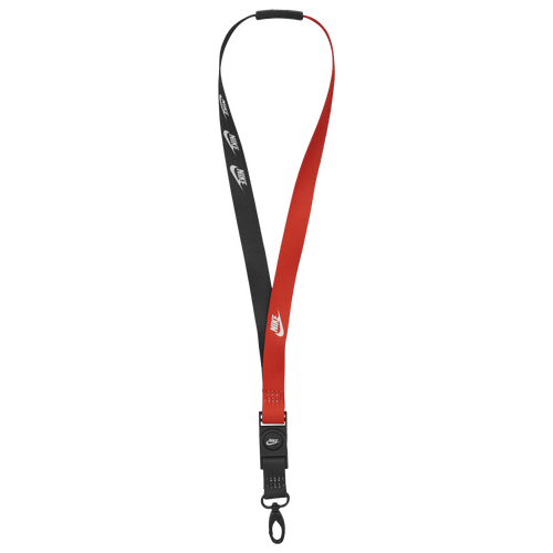 

Nike Nike Premium Lanyard Printed - Adult Black/Lt Crimson/White Size One Size