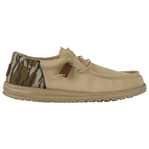 

HEYDUDE Mens HEYDUDE Wally - Mens Shoes Beige/Brown Size 13.0
