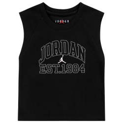 Girls' Grade School - Jordan Secret Diary Ribbed Tank Top - Black