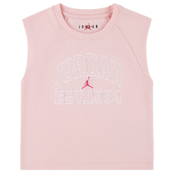 Girls' Grade School - Jordan Secret Diary Ribbed Tank Top - Pink Bloom