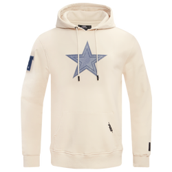 Men's - Pro Standard Cowboys Pullover Hoodie - Linen