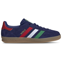 Men's - adidas Gazelle Indoor Italy  - Blue/Green/Red