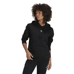 Women's - adidas Originals Essential Fleece Hoodie - Black/White