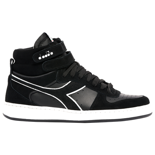 

Diadora Mens Diadora Basket Mid - Mens Basketball Shoes White/Black Size 11.0