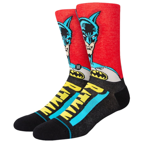 

Stance Mens Stance The Batman Crew Socks - Mens Black/White Size L