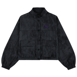 Girls' Grade School - Jordan Blue Jeans & Bling LT Jacket - Black