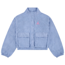 Girls' Grade School - Jordan Blue Jeans & Bling LT Jacket - Blue