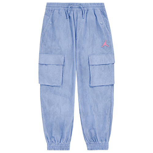 Jordan Girls   Blue Jeans & Bling Woven Pant In Blue