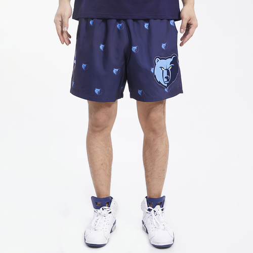 

Pro Standard Mens Pro Standard Grizzlies Mini Logo Woven Short - Mens Navy/Navy Size S