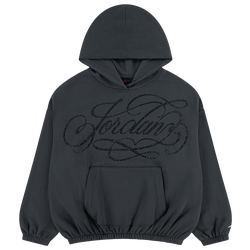 Girls' Grade School - Jordan Fierce & Fearless Pullover Hoodie - Anthracite