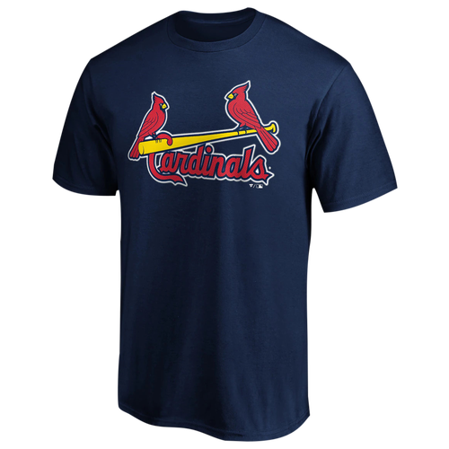 

Fanatics Mens St. Louis Cardinals Fanatics Rockies Official Wordmark T-Shirt - Mens Navy Size L