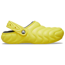 Men's - Crocs Lined Overpuff Clogs  - Cyber Yellow