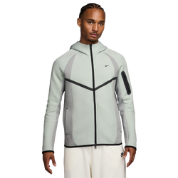 Pour hommes - Nike Blouson à glissière pleine longueur Pro Wear en molleton Tech - Gris/Gris