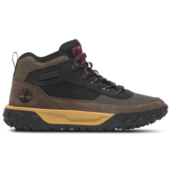 Men's - Timberland Motion 6 Super Ox  - Black Nubuck/Brown