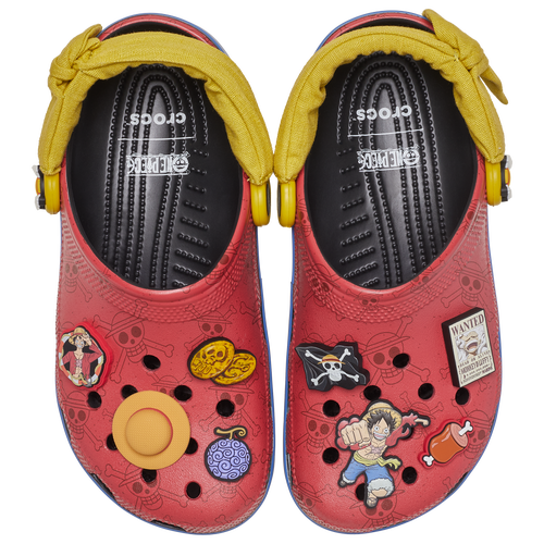 MENS - Crocs ONE PIECE Luffy Classic Clogs - Red/Blue Yellow