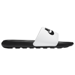 Men's - Nike Victori One Slides  - White/Black