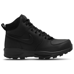 Men's - Nike Manoa Leather  - Black/Black