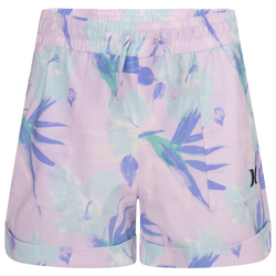 Boys' Grade School - Hurley High Waisted Woven Shorts - Purple