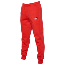 Men's - PUMA Essential Logo Pants - Red/White