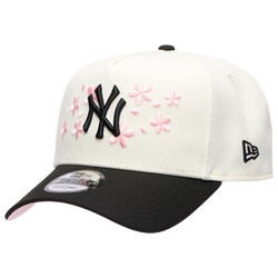 Adult - New Era Yankees 940 A Frame Cherry Blossom Cap  - White/Black