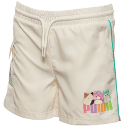 Girls' Preschool - PUMA x Squishmallows Woven Cargo Shorts - White/Multi
