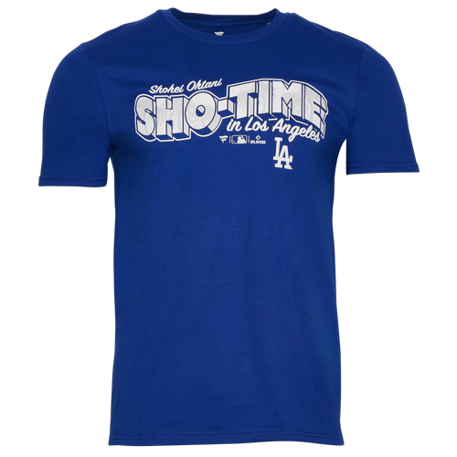 

Fanatics Mens Los Angeles Dodgers Fanatics Dodgers Sho-Time T-Shirt - Mens Blue/White Size S