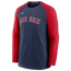 Nike Red Sox Authentic Pregame Raglan Sweatshirt - Men's Navy/Red