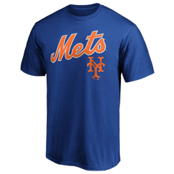 Men's - Fanatics Mets Cooperstown Collection Wahconah T-Shirt - Royal/Blue