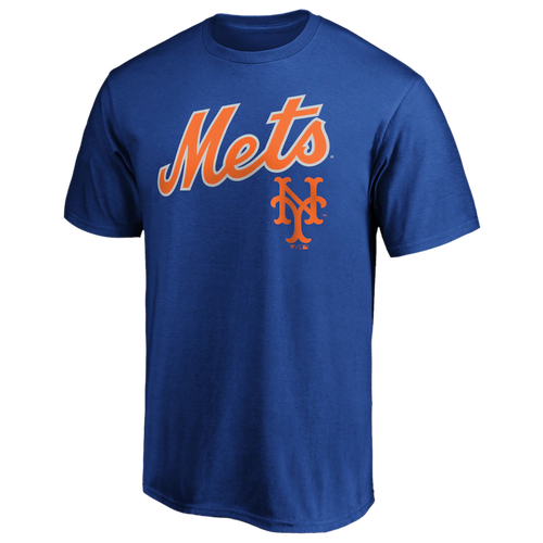 

Fanatics Mens New York Mets Fanatics Mets Cooperstown Collection Wahconah T-Shirt - Mens Blue/Royal Size XXL