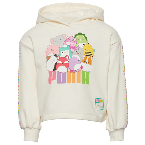 

Girls Preschool PUMA PUMA x Squishmallows French Terry Pullover Hoodie - Girls' Preschool White/Multi Size 4