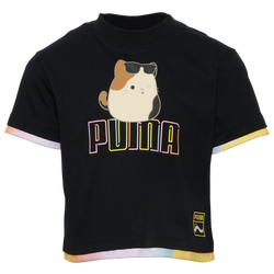 Girls' Preschool - PUMA X Squishmallows Jersey Fashion T-Shirt - Gold/Black