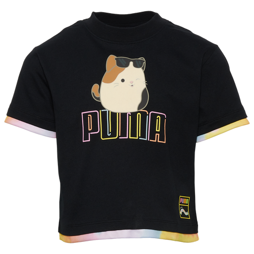 

Girls Preschool PUMA PUMA X Squishmallows Jersey Fashion T-Shirt - Girls' Preschool Gold/Black Size 6X