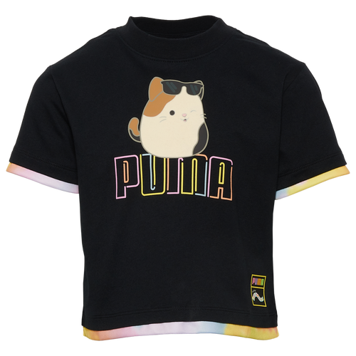 

Girls Preschool PUMA PUMA X Squishmallows Jersey Fashion T-Shirt - Girls' Preschool Gold/Black Size 4