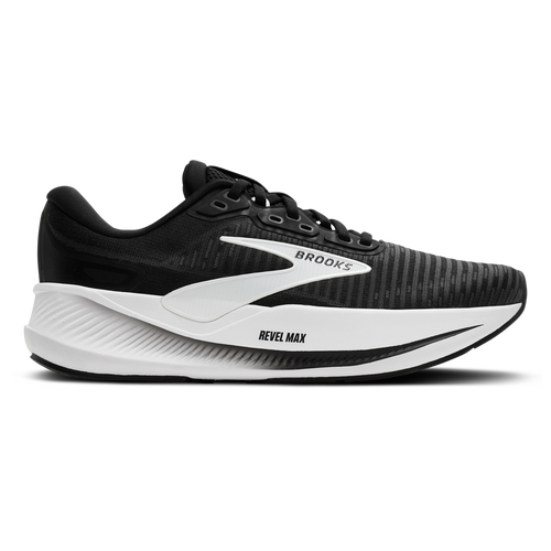 WOMENS - Brooks Revel Max - White/Black Grey