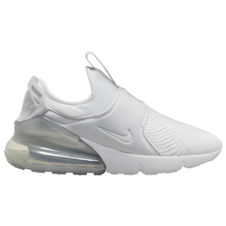 Boys' Grade School - Nike Air Max 270 Extreme - White/White/Metallic Silver