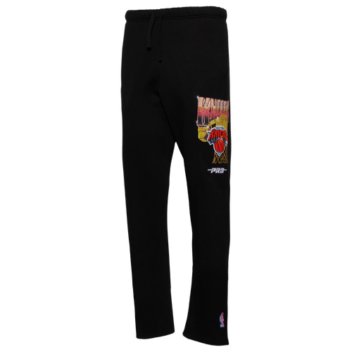  - Pro Standard Knicks Gold Hoops Straight Leg Sweatpants - Black/Multi