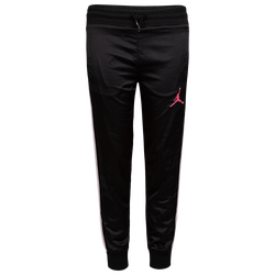 Girls' Grade School - Jordan Open Lane Shine Pants - Black/Pink Foam/White