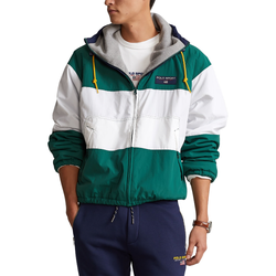 Men's - Polo Ralph Lauren Lined Windbreaker - White/Navy